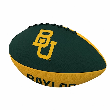 Logo Brands Baylor Pinwheel Junior Size Rubber Football 111-93JR-2